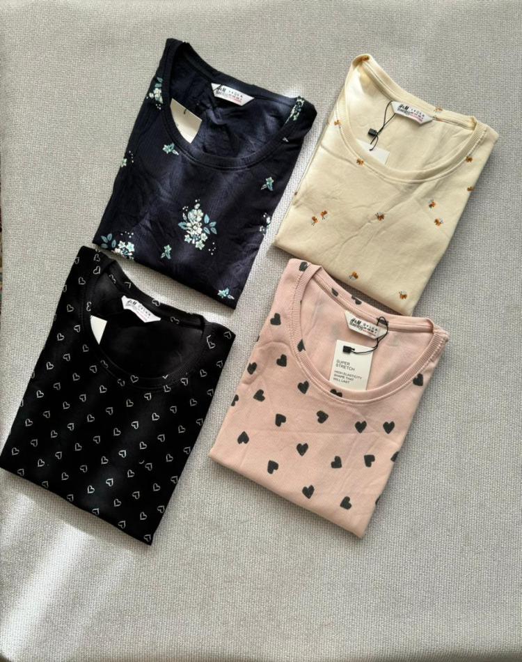 تیشرت کبریتی طرحدار