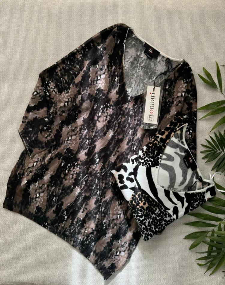 بلوز موهر بافت طرحدار