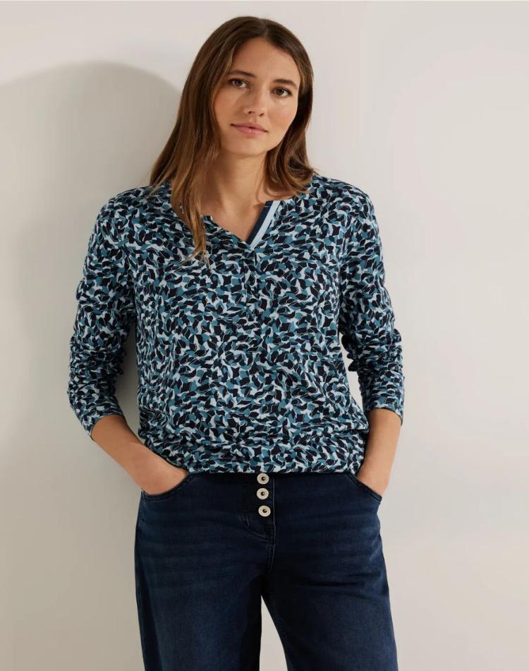 بلوز یقه کوبایی طرح اشک سیسیل