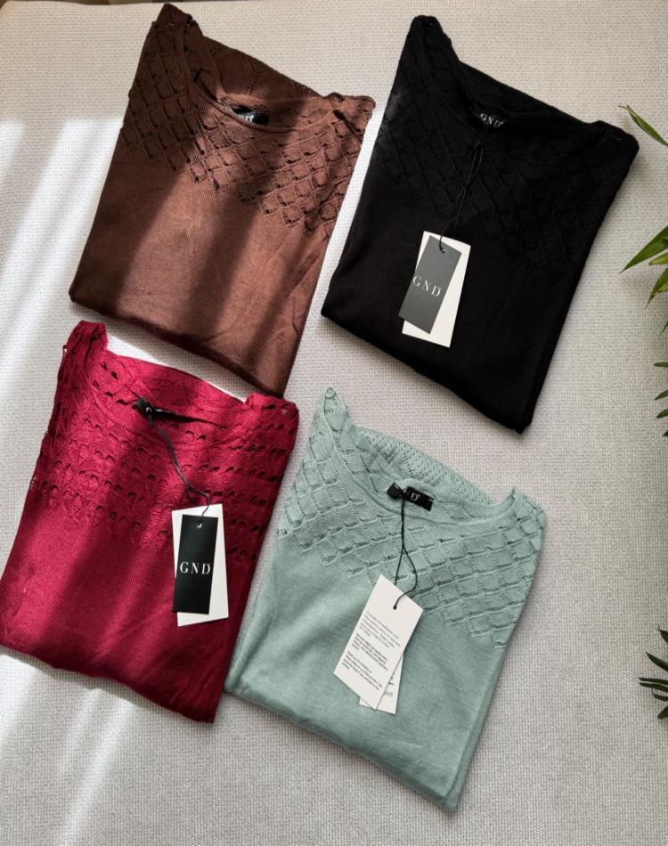 بلوز بافت توری ترک
